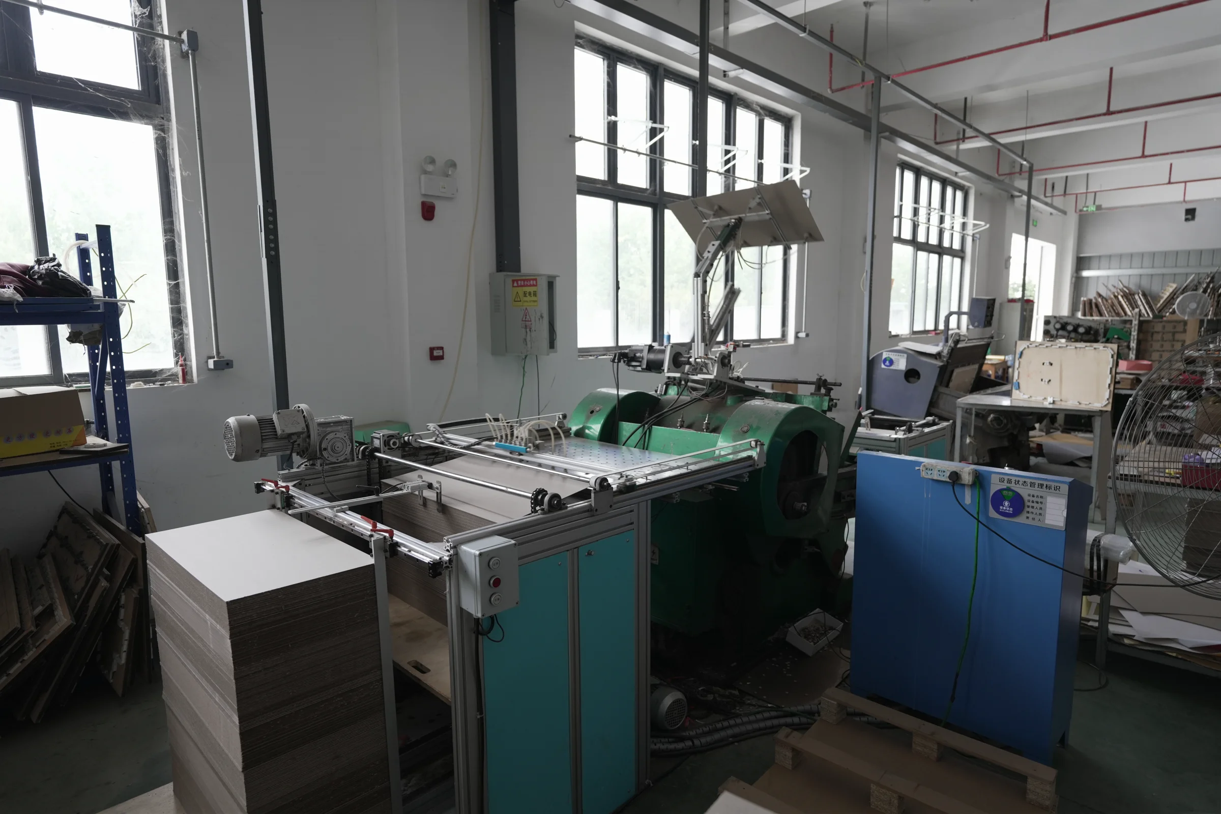 Post-print finishing area