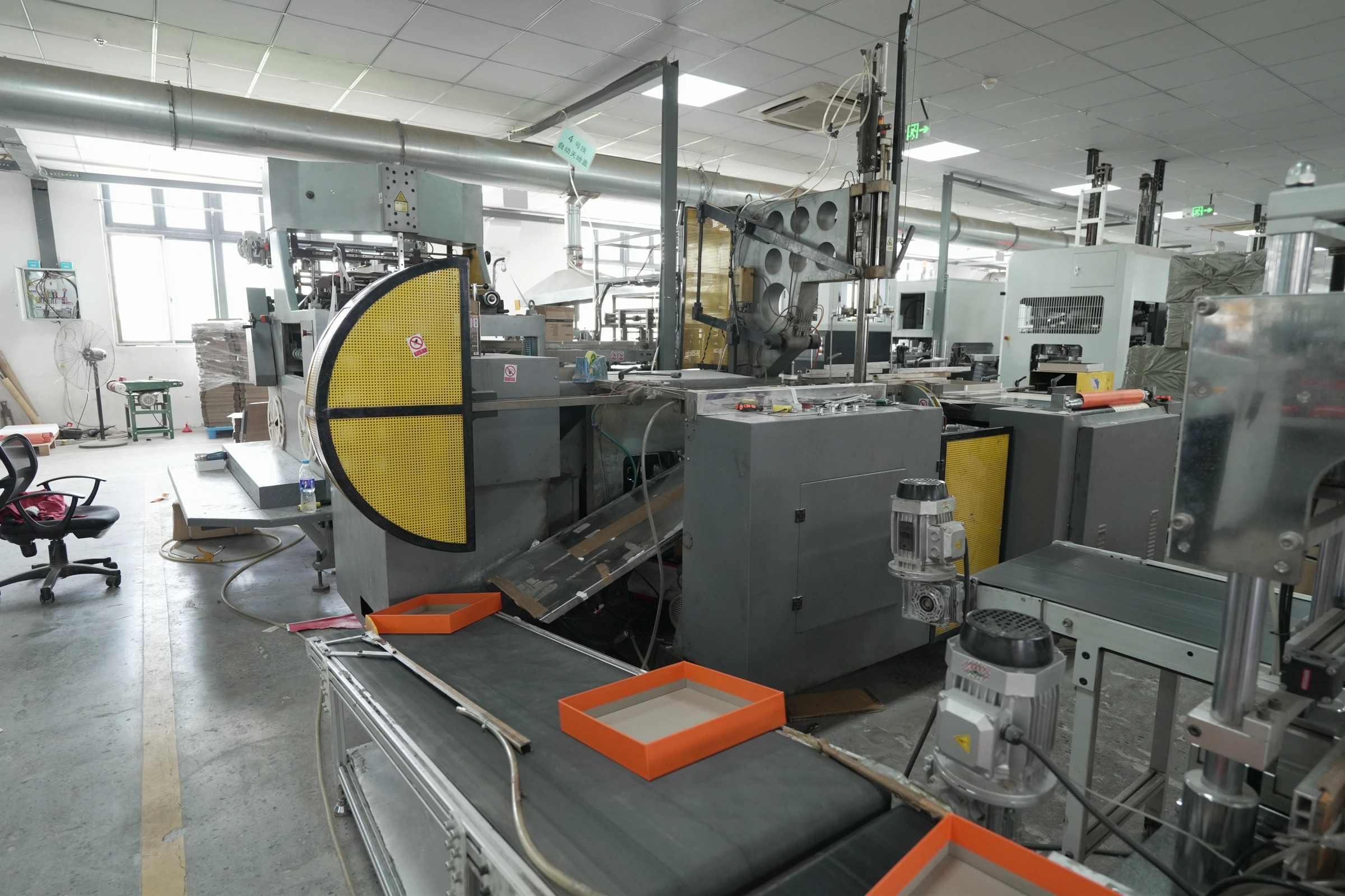 Hard box forming machine line