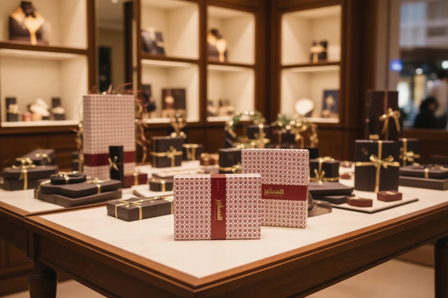 Special-structure gift boxes